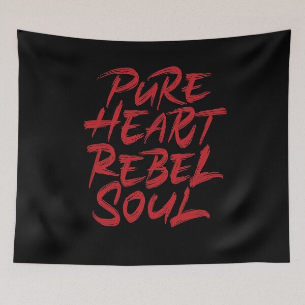 Item preview, Pure heart Rebel soul designed and sold by Zagach Letters.