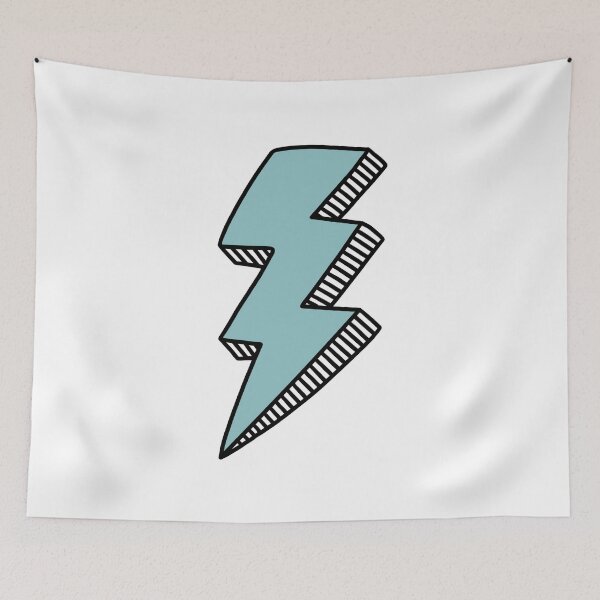 Item preview, Blue Lightning Bolt designed and sold by jamiemaher15.