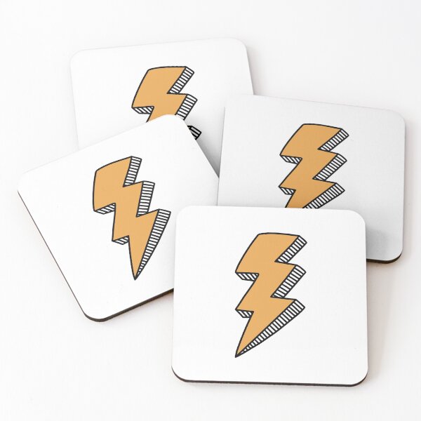 Item preview, Orange Lightning Bolt designed and sold by jamiemaher15.