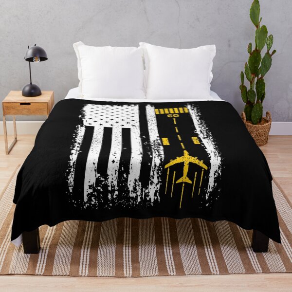 Item preview, Vintage Patriotic Airplane Aviation Pilot American Flag designed and sold by graphicmeyou.