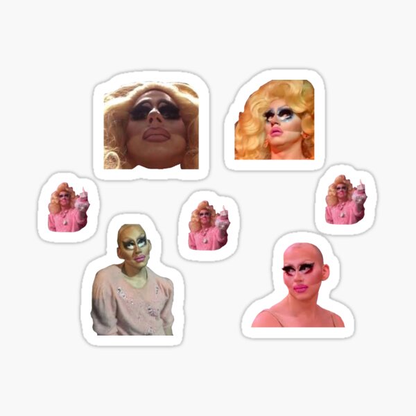Item preview, trixie mattel reactions sticker pack designed and sold by ellalalalala.