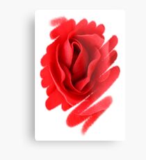 Flower Art Work Metal Print