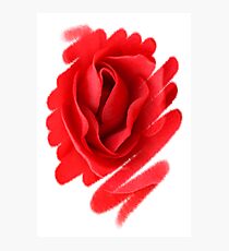 Flower Art Work Photographic Print