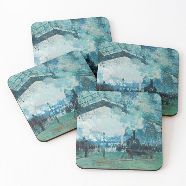 Item preview, Train Station by Claude Monet French Impressionism designed and sold by madeinatlantis.