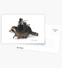 The Clurichaun and the Racoon Postcards