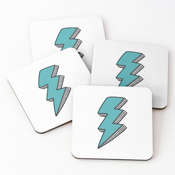 Item preview, Turquoise Lightning Bolt designed and sold by jamiemaher15.