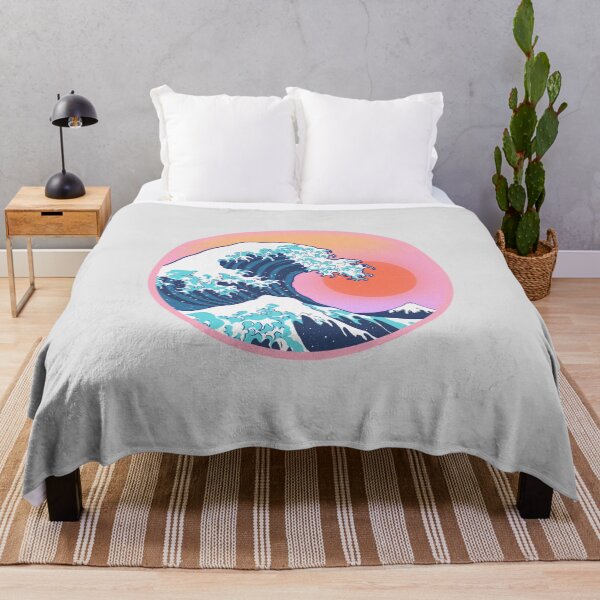 Item preview, The Great Wave Over Tropical Sunset designed and sold by Jay-cm.