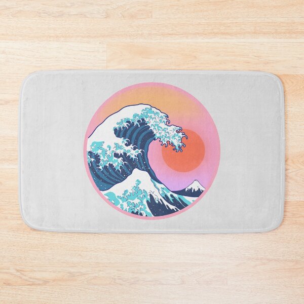 Item preview, The Great Wave Over Tropical Sunset designed and sold by Jay-cm.
