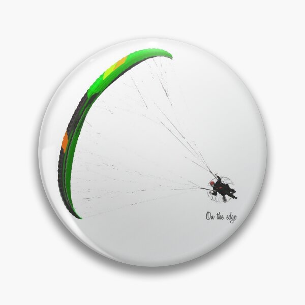 Item preview, One of our new Paramotor designs in green with "On the edge" designed and sold by TheGecko02.