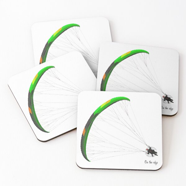 Item preview, One of our new Paramotor designs in green with "On the edge" designed and sold by TheGecko02.