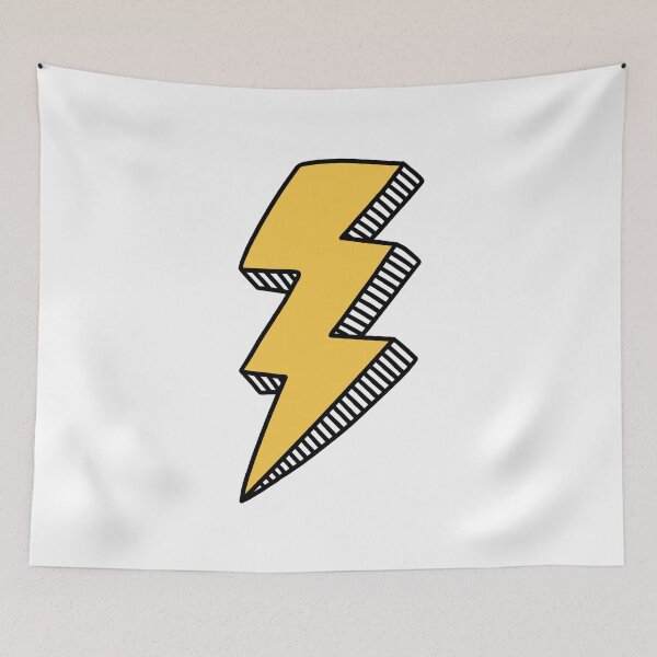 Item preview, Yellow Lightning Bolt designed and sold by jamiemaher15.