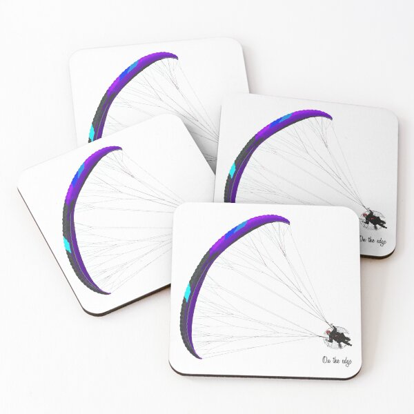 Item preview, One of our new Paramotor designs in purple with "On the edge designed and sold by TheGecko02.