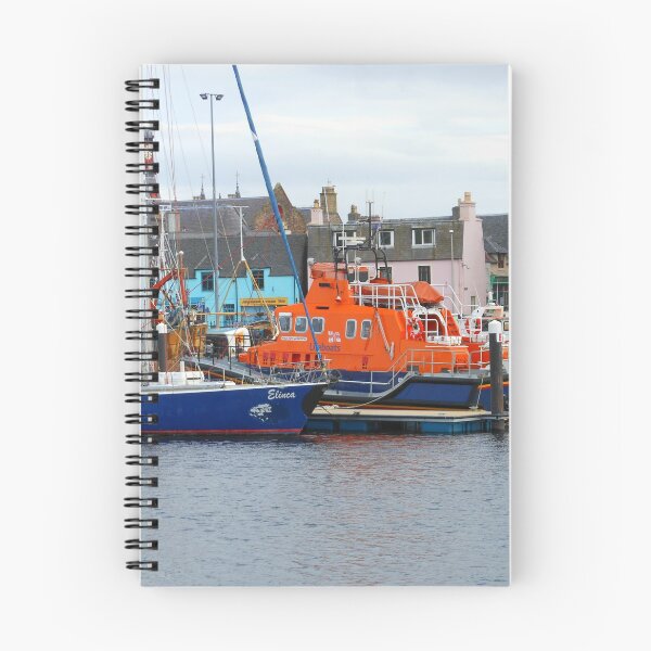 Item preview, Lifeboat on Board, Stornoway Harbour, Western Isles, Scotland designed and sold by BlueMoonRose.