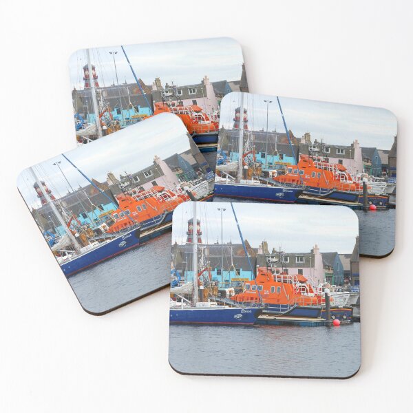 Item preview, Lifeboat on Board, Stornoway Harbour, Western Isles, Scotland designed and sold by BlueMoonRose.