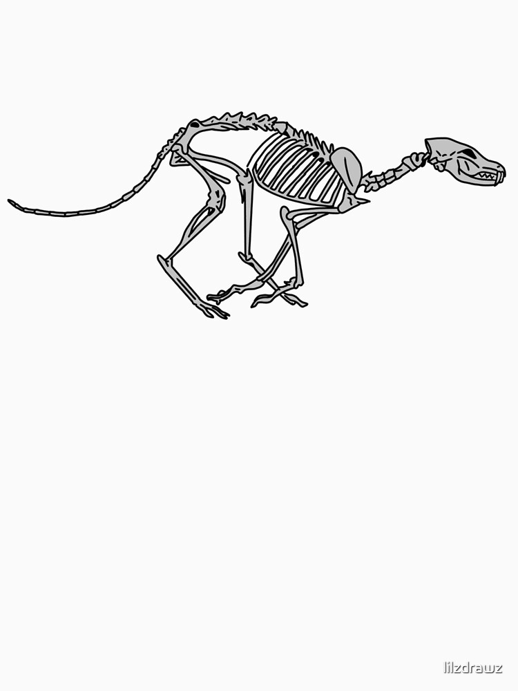"Fox Skeleton" T-shirt by lilzdrawz | Redbubble