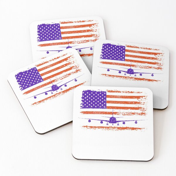 Item preview, US Flag Airplane Patriotic American Pilot designed and sold by graphicmeyou.