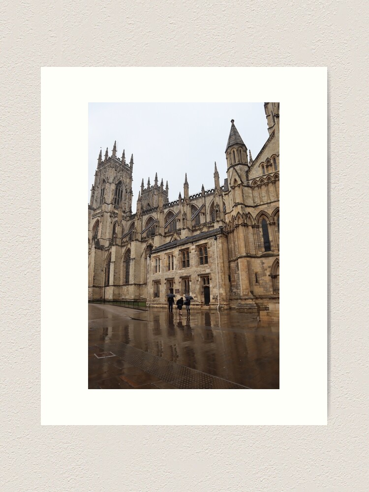 Alternate view of York Minster in the rain Art Print