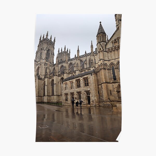 York Minster in the rain Poster