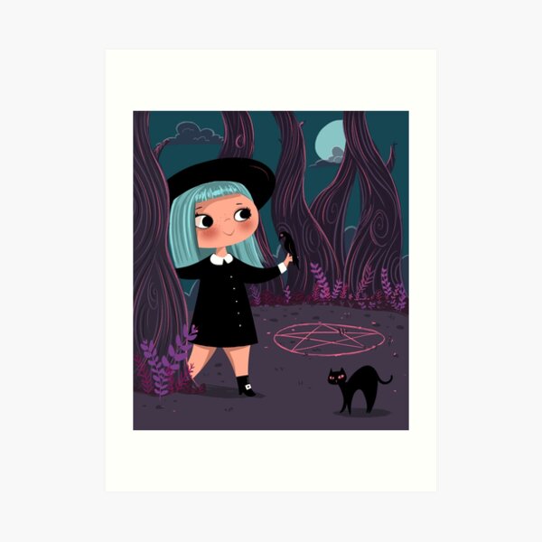 Lil' Witch Art Print