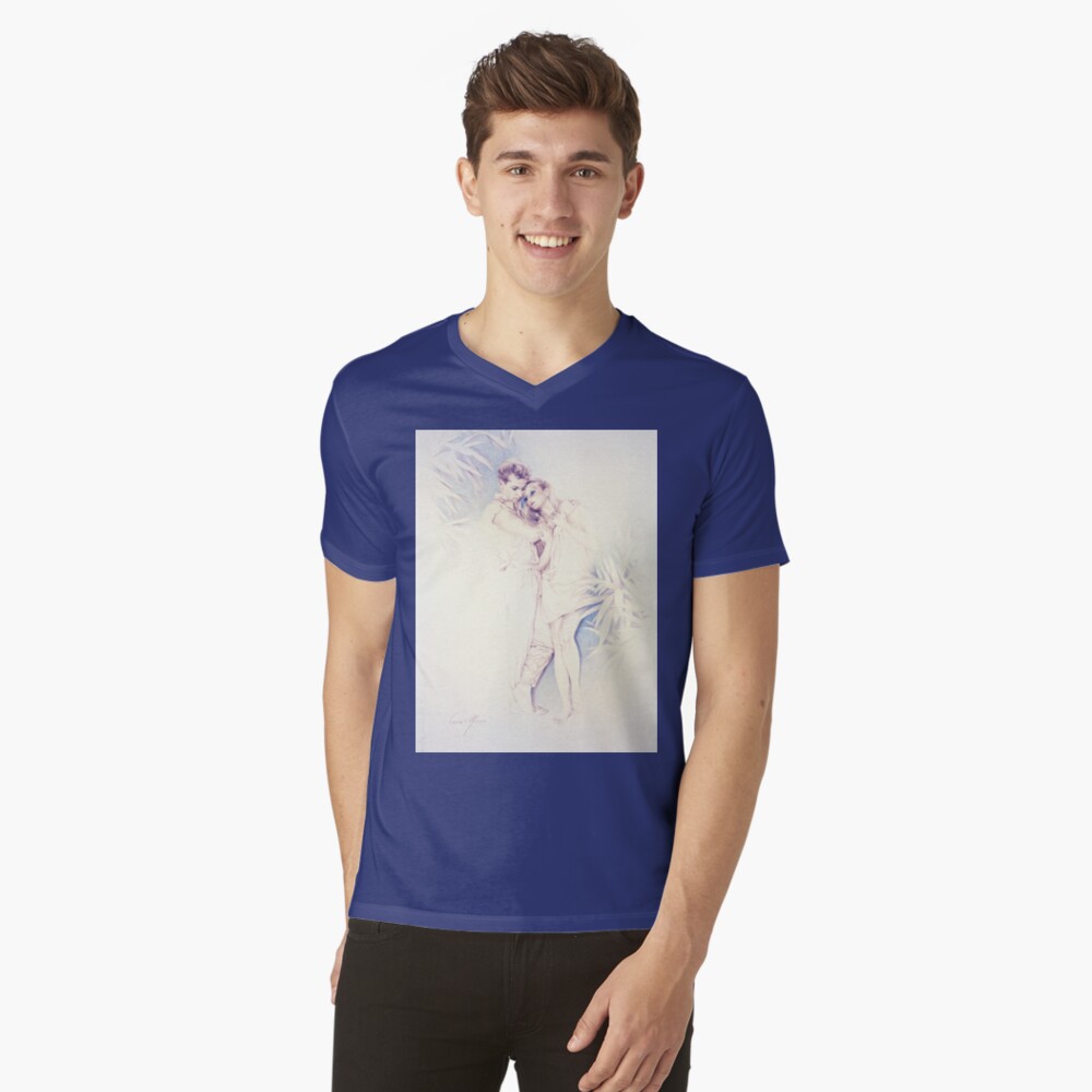 Item preview, V-Neck T-Shirt designed and sold by sara-moon.