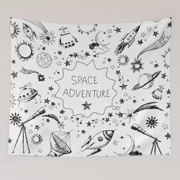Item preview, Handwritten Space Adventure - designed and sold by DeesignR.