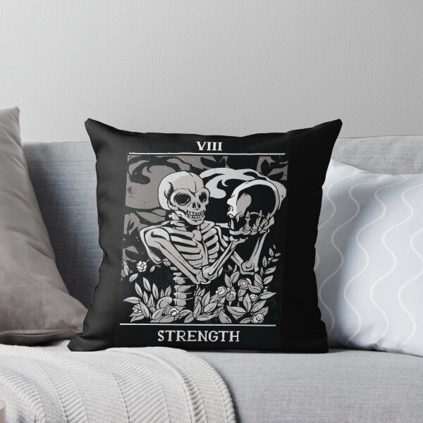 Item preview, tarot strength skull  designed and sold by pirminio.