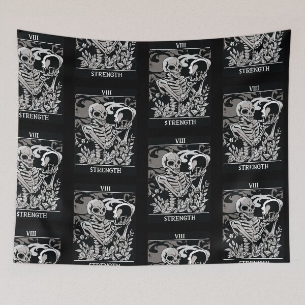 Item preview, tarot strength skull  designed and sold by pirminio.