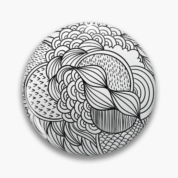 Item preview, Patrón abstracto Zen Doodle designed and sold by lellamars.