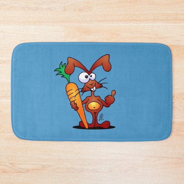 Item preview, Bunny with a carrot designed and sold by cardvibes.