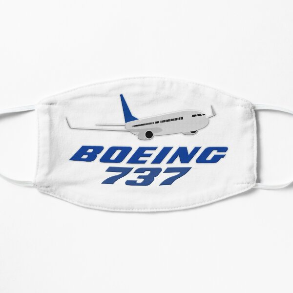 Boeing 737 Flat Mask