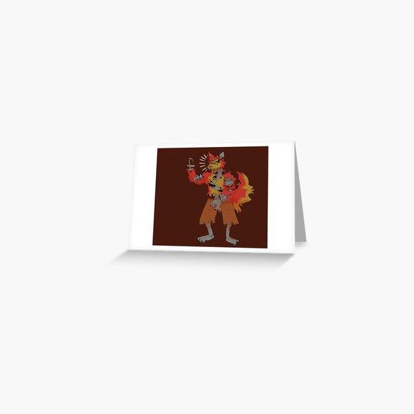 FNaF Withered Foxy Greeting Card for Sale by nyrofletcher