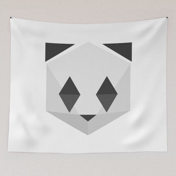Aperçu de l'œuvre Panda (blanc) créée et vendue par animinimal.
