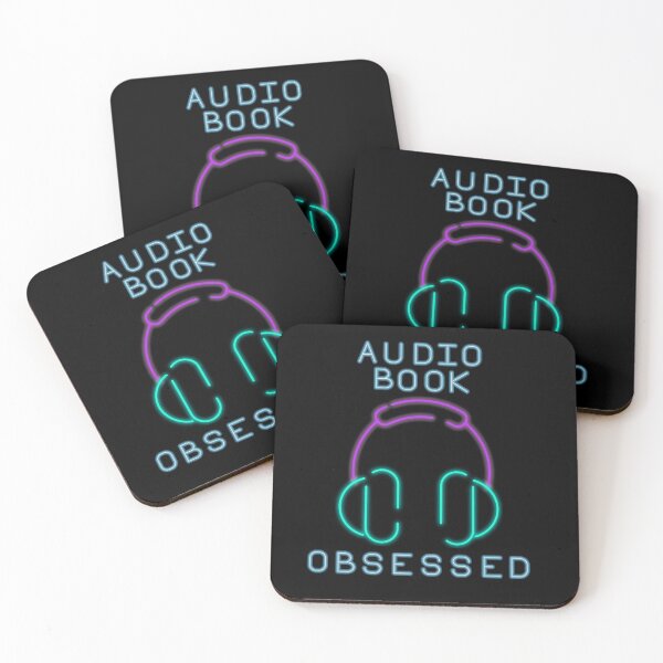 Item preview, Neon Audiobook Obsessed designed and sold by ThePoisoned Pen.