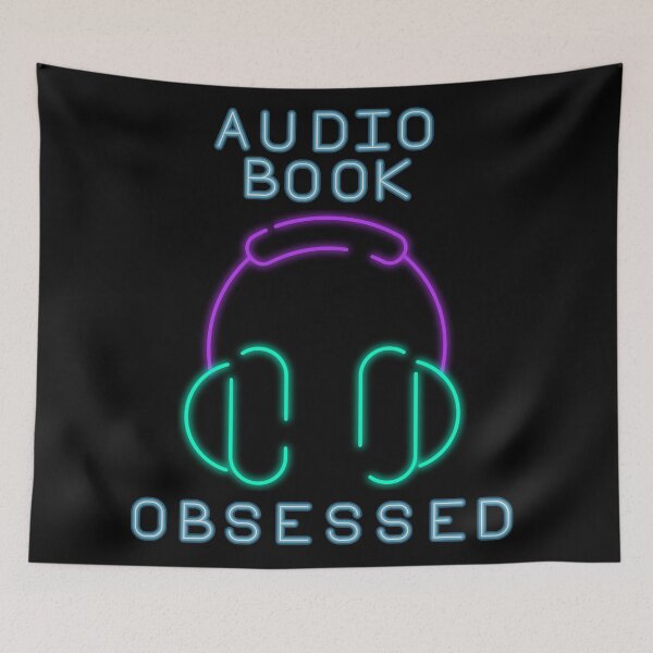 Item preview, Neon Audiobook Obsessed designed and sold by ThePoisoned Pen.