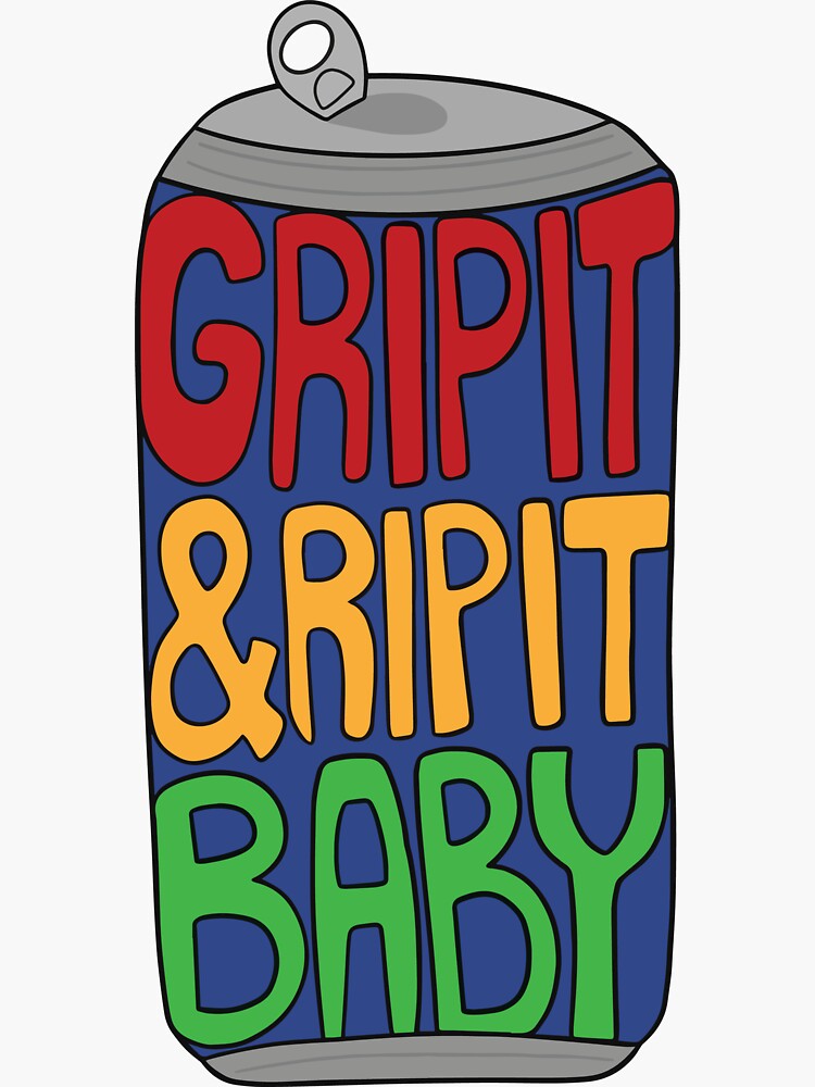 "MBMBaM Grip It and Rip It" Sticker for Sale by erincrnkdesign Redbubble