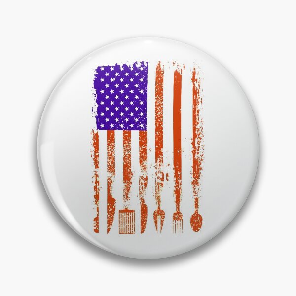 Item preview, BBQ Smoker Grilling Pitmaster Barbecue American Flag designed and sold by graphicmeyou.