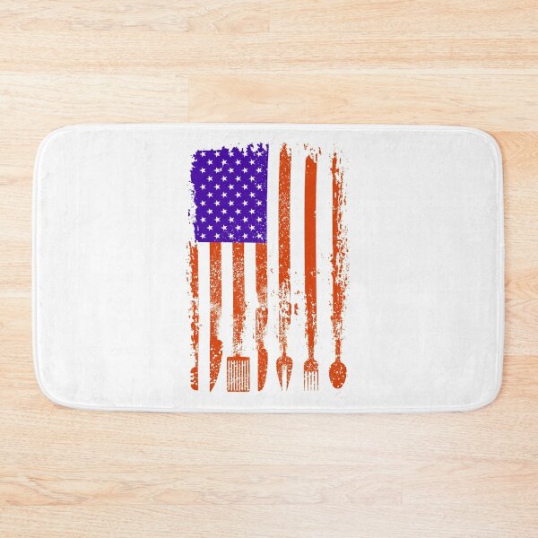 Item preview, BBQ Smoker Grilling Pitmaster Barbecue American Flag designed and sold by graphicmeyou.