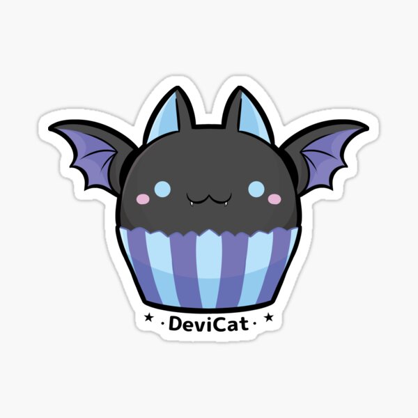Kiko Bat Cupcake Form - 2020 Sticker