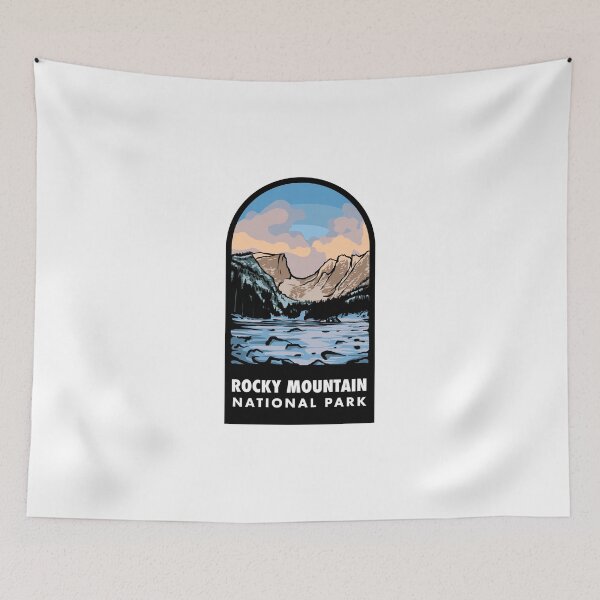 Item preview, Rocky Mountain National Park Badge designed and sold by HalpinDesign.