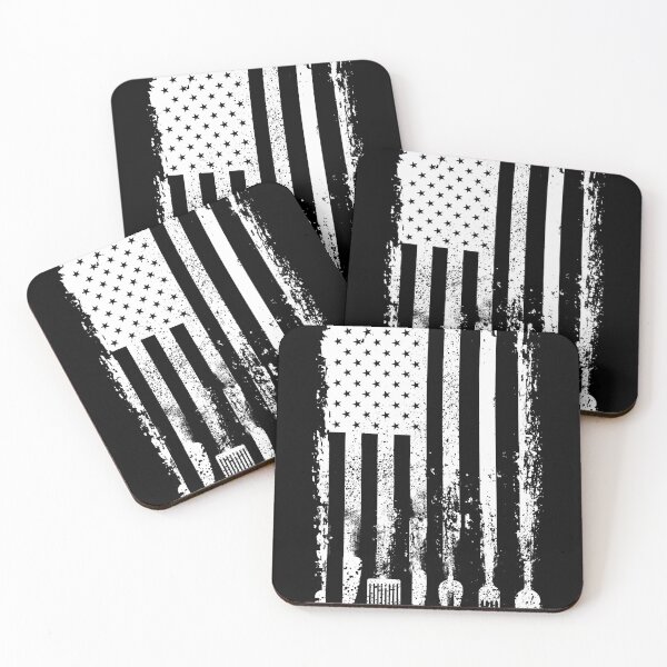Item preview, BBQ Smoker Grilling Pitmaster Barbecue American Flag designed and sold by graphicmeyou.