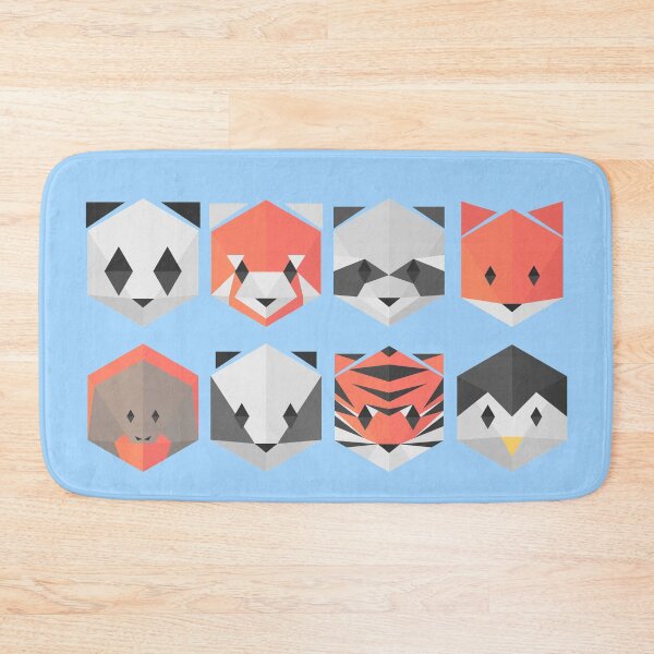 Item preview, Minimalist animals (blue) designed and sold by animinimal.