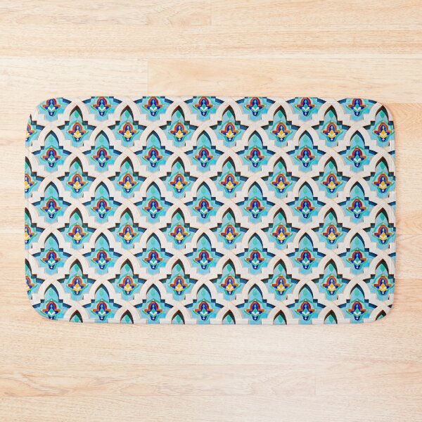 Item preview, Arabic geometric mosaic - Blue designed and sold by MOTBCN.
