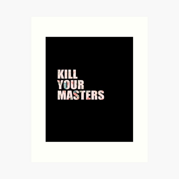 Item preview, Killer Mike Kill Your Masters Floral designed and sold by ronaldnelson691.