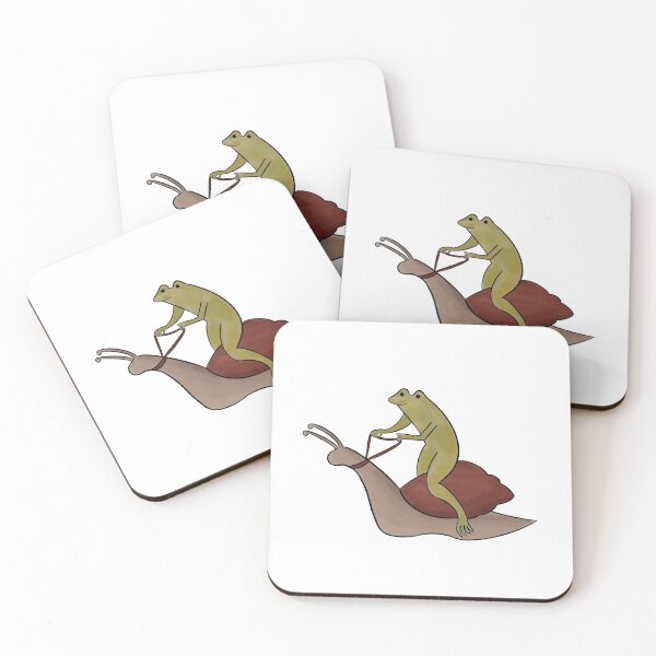 Item preview, Frog Riding Snail designed and sold by Floatingtho.