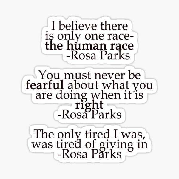 Artikel-Vorschau von Rosa Parks Zitate, designt und verkauft von stelsanc.