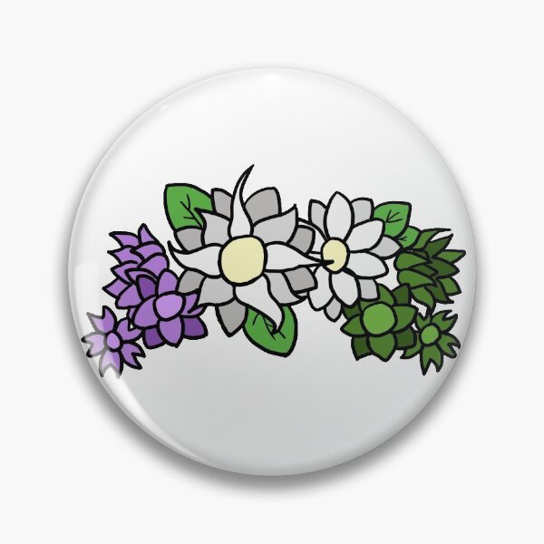 Item preview, Genderqueer Flag Flower Crown designed and sold by anipwrites.