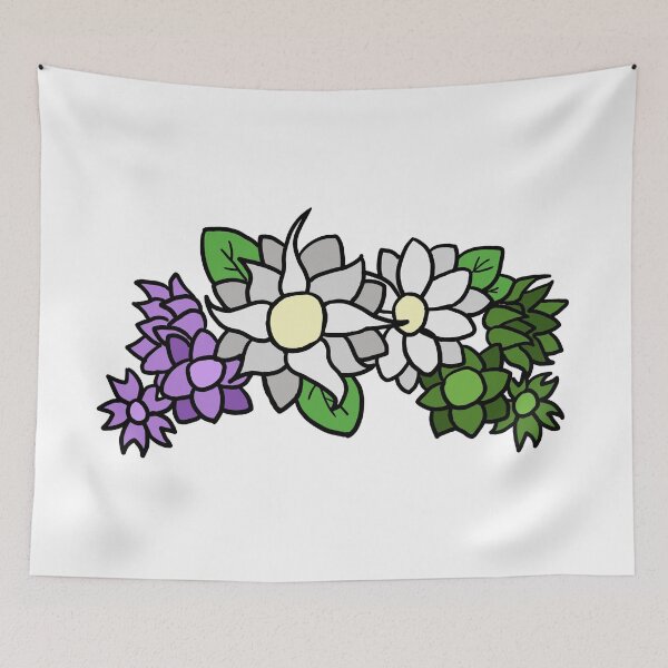 Item preview, Genderqueer Flag Flower Crown designed and sold by anipwrites.