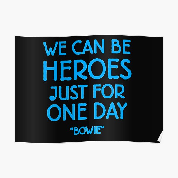 We can be heroes Poster