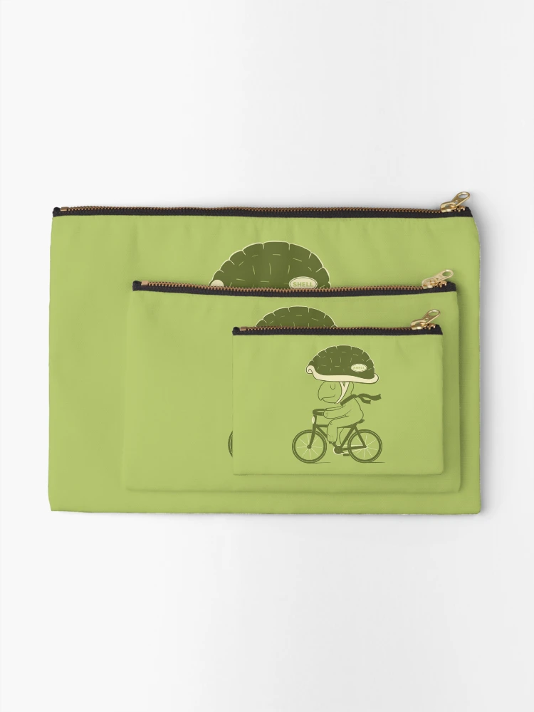 Thumbnail 2 of 4, Zipper Pouch, Turtle Fast Ride designed and sold by HOME OF ART.