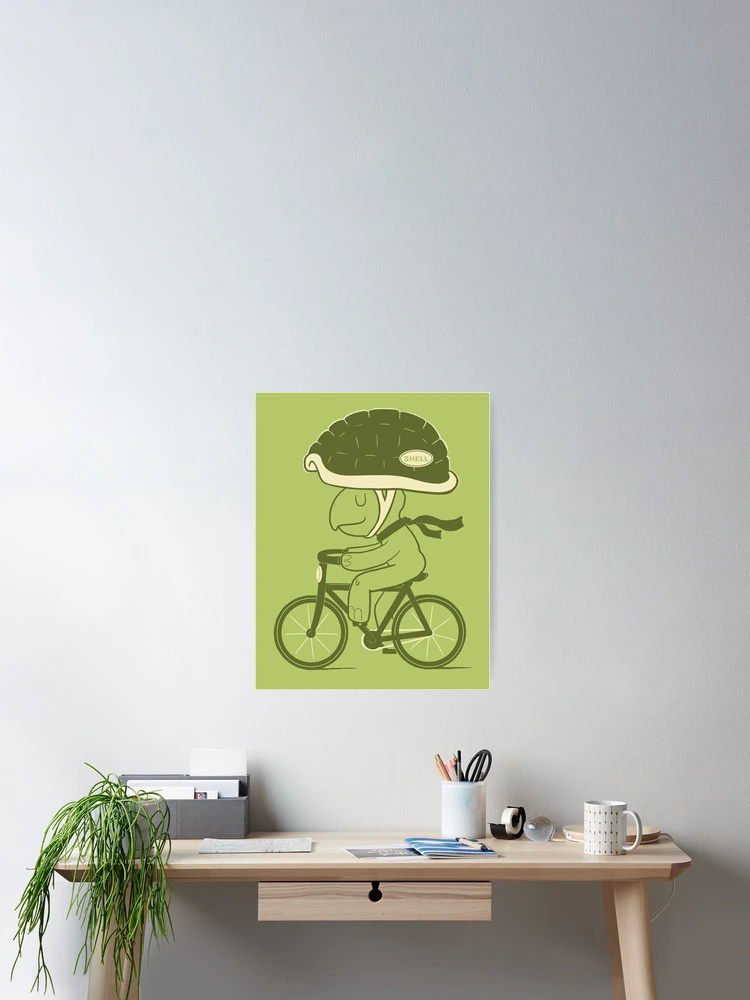 Thumbnail 2 of 3, Poster, Turtle Fast Ride designed and sold by HOME OF ART.